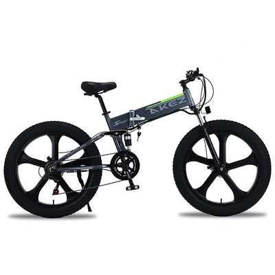 मैग्नीशियम मिश्र धातु लिथियम बैटरी इलेक्ट्रिक बाइक, 48V 500W इलेक्ट्रिक साइकिल